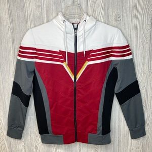 Marvel Falcon Superhero Zip-Up Hoodie Cosplay Costume Jacket, Men’s Small, NWT